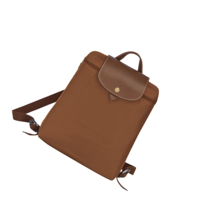 Longchamp Le Pliage Original Rugzak Dames Bruin | BE-086QCGK